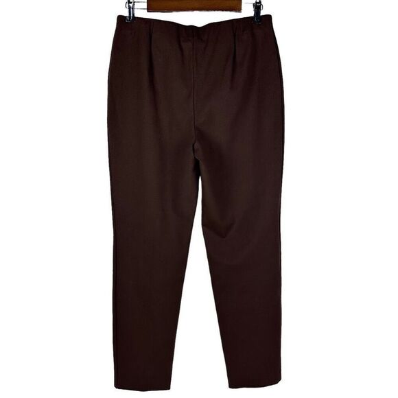 J. Jill Brown Slim Leg Pant size Medium - Picture 2 of 6